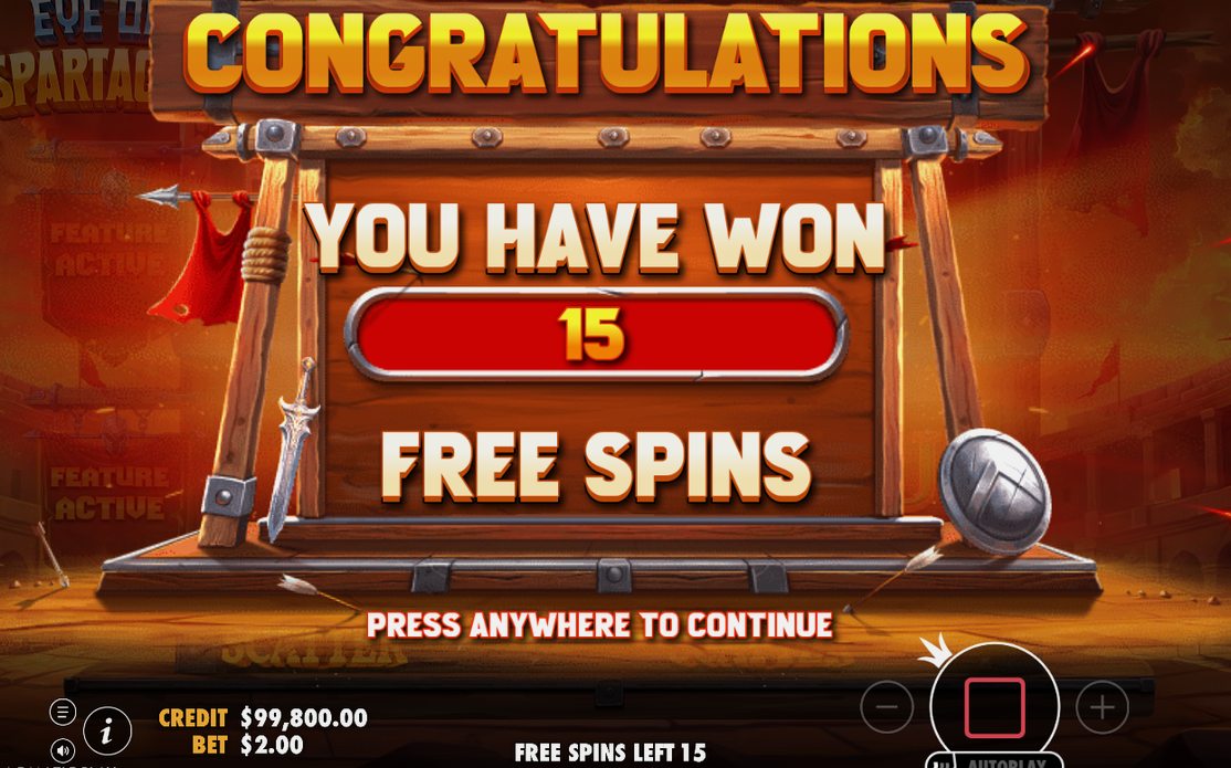 Free Spins efter att WILD uppgraderat högbetalande symboler